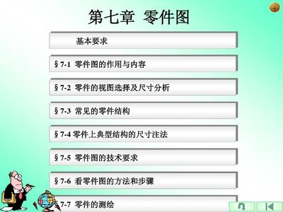 机械制图CAD课件第七章_零件图